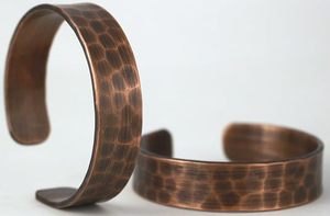 Antique Style Vintage Style Patina Copper Wrap Bracelet Textured Wide Cuff <b>Retro</b> Style Wrist Accessory Bracelet for Sale - Product Image 2