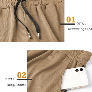 Pantalones Cortos Deportivos de Alto Rendimiento, Pantalones Cortos para Correr que Absorben el Sudor para Hombres y Mujeres, Ropa de Entrenamiento Físico - Product Image 3