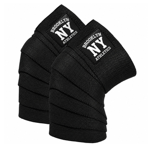 Bandes de genou en néoprène pour la musculation, respirantes, sangles d'entraînement, soutien pour les haltérophiles, emballage personnalisé, unisexe - Product Image 1