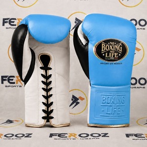 Gants professionnels en cuir de qualité supérieure à lacets pour entraînement au sac de frappe et fitness - Product Image 1