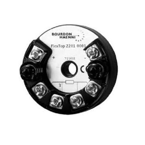 เครื่องส่งสัญญาณอุณหภูมิ Baumer FlexTop 2201 เซ็นเซอร์ Pt100 RTD  แบบ 4-20 mA  ติดตั้งบนหัว  แบบ 2 สาย  ใช้พลังงานจากวงจรไฟฟ้า  ช่วงอุณหภูมิ -200 ถึง 850 องศาเซลเซียส สำหรับอุตสาหกรรม - Product Image 1