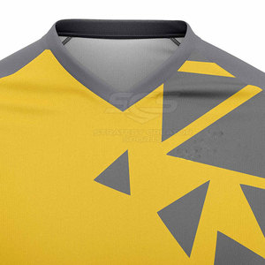 เสื้อเจอร์ซีย์ใส่เล่นกีฬาผ้าน้ำหนักเบาเนื้อผ้าเนื้อผ้าเรียบ - Product Image 6
