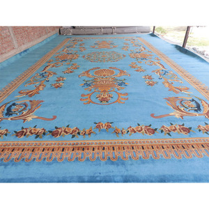 Alfombra Elegante Hecha a Mano, Alfombra de Lana Roja Suave y Duradera, Perfecta para Sala de Estar, Dormitorio, Decoración del Hogar - Product Image 1