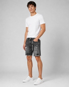 Shorts amples de qualité supérieure, shorts en jean personnalisés en gros, shorts en jean mi-longs pour hommes, shorts en jean tendance pour hommes - Product Image 4