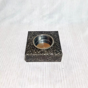 Perfect Design Metal Cladding Bakhoor <b>Burner</b> MDF Metal Cladding Mubkhar Incense <b>Burner</b> Metal Mubkhar At very reasonable Price - Product Image 1