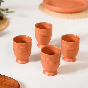 Vaso Kulhad Rústico de Terracota, Hecho a Mano, Apto para Lavavajillas, Taza Tradicional para Bebidas, Té, Café, para el Hogar, Fiestas, Hoteles - Product Image 5