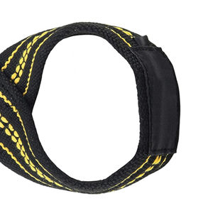 Sangles de maintien pour poignets en forme de 8 de qualité supérieure pour la gym, en coton durable, vente en gros en grande quantité, OEM - Product Image 4