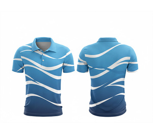 เสื้อโปโลแบบซับลิเมชั่นสำหรับกีฬา บริการ OEM ODM ตะเข็บทนทาน สำหรับผู้ชาย ผู้หญิง และเยาวชน แห้งเร็ว ระบายเหงื่อได้ดี เหมาะสำหรับการออกกำลังกาย - Product Image 2