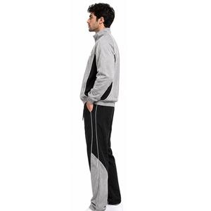 Premium <b>Men</b> Nylon Tracksuit Breathable Outdoor Running <b>Jacket</b> and Pants Custom OEM ODM Activewear Supplier Factory Nylon Suits - Product Image 2