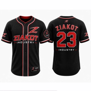 Camiseta de Béisbol Personalizada, ZIAKOT INDUSTRY Pakistán, Uniforme de Béisbol, Camiseta Sublimada, Ropa Deportiva al por Mayor, Fabricante OEM - Product Image 1