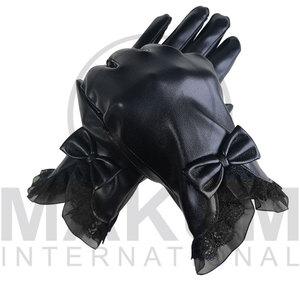 Premium Men Women Latest High Quality Dressing Loose Fit Winter Leather Gloves / Factory Price Custom Logo - Product Image 4