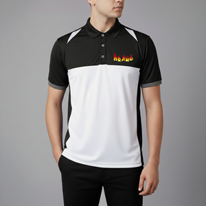 Polo en coton épais pour homme, coupe ample, style streetwear décontracté, marque privée, fabricant, vente en gros - Product Image 4