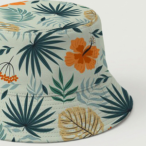 Casquette de soleil streetwear unisexe avec logo personnalisé, motif géométrique imprimé par sublimation, vente en gros, 100% polyester, design mosaïque, chapeau bob - Product Image 5