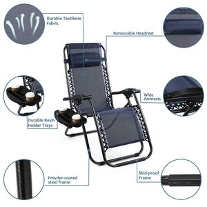 Sedia da Spiaggia Moderna Leggera e Pieghevole per Giardino, Parco, Camera da Letto o Pesca, in Metallo Resistente con Tessuto Oxford - Product Image 2