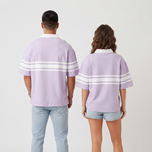 Unisex Baggy <b>Polo</b> Shirt 100% Cotton Polyester oversize Loose Fit Short Sleeve Casual Turn Down Collar Breathable Men <b>Women</b> Shirt - Product Image 5