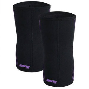 Logo personnalisé, soutien de compression pour les genoux unisexe haute performance, tissu néoprène, idéal pour la musculation et le powerlifting. - Product Image 2