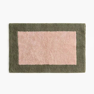 2026 High Quality Wholesale Custom Bath Mat Quick Dry Designer Bath Mats Cotton with Machine Made Technics for Bathrooms By ITHL - Product Image 1