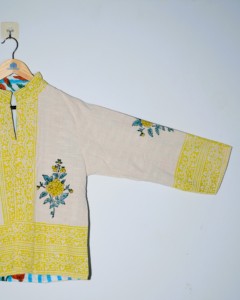 Veste bohème décontractée en coton écologique faite à la main, imprimée à la main, à fleurs, pour femmes, Handloom Haven, toutes saisons - Product Image 3