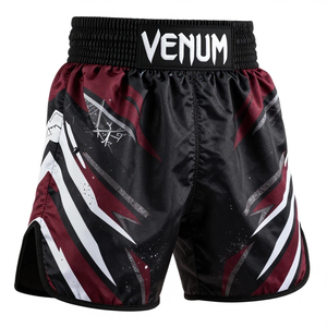 กางเกง MMA ระบายอากาศ แห้งเร็ว ปรับแต่งได้ คุณภาพสูง ผลิตด้วยเทคนิค Sublimation ผ้ายืดสแปนเด็กซ์/โพลีเอสเตอร์ ใส่สบายสำหรับทุกเพศ - Product Image 3