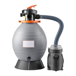 Sistema di Filtrazione a Sabbia per Piscina Krystal Clear a 6 Vie, 3/4 HP, 16 Pollici, 3500 GPH per Piscine Interrate - Product Image 1