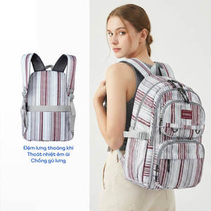 SAKOS Custom High Quality 15.6 Inch <b>Laptop</b> <b>Backpack</b> Waterproof Antibacterial Zipper High-Density Polyester Modern 20-35L Office - Product Image 4