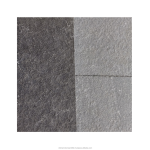 Tailles personnalisées Carrelage en pierre de basalte de couleur foncée avec finition de surface naturelle pour divers projets de revêtements de sol pour projets anciens - Product Image 5