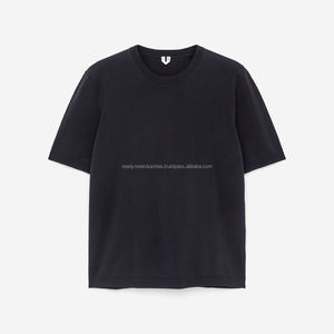 เสื้อยืดผ้าคอตตอนทรงสลิมฟิตสำหรับผู้ชายเสื้อยืดผ้า100% ปรับแต่งได้ - Product Image 2