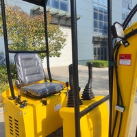 Mini-excavatrice d'occasion électrique CE/EPA Yanmar Kubota 1 tonne, remorquable, avec rotateur inclinable, livraison gratuite, Chine