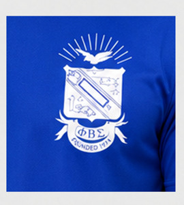 Camiseta de Manga Corta para Hombre Phi Beta Sigma, Color Azul Rey, Logotipo Impreso por Transferencia de Calor, Secado Rápido, Ropa Casual de Alto Rendimiento - Product Image 4