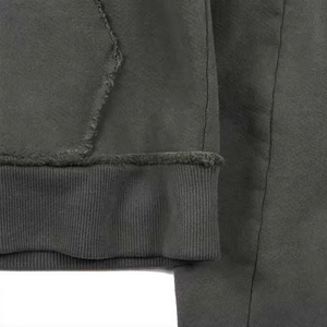 Sudadera con Capucha Oversize de Felpa Lavada al Ácido, Manga Larga, Color Personalizado Sostenible, Nueva, Elegante, Básica, Mezcla de Algodón, para Hombre, de la Más Alta Calidad - Product Image 4