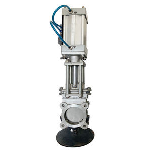 Actionneur linéaire pneumatique à double action avec positionneur en acier inoxydable SS304 pour vanne à opercule, support ODM, garantie de 3 ans pour les eaux usées - Product Image 1