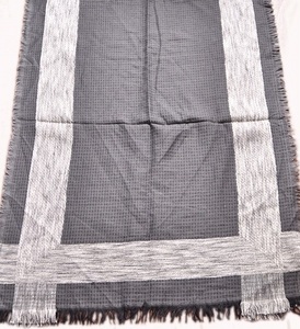 Bufanda de algodón modal con diseño jacquard, bufanda larga de invierno tejida, bufanda tradicional - Product Image 3