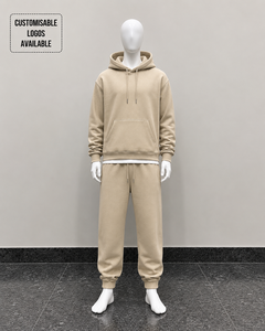 Conjunto de Felpa Gruesa Personalizada de 300-500GSM para Hombre: Sudadera con Capucha y Joggers Oversize de Estilo Urbano, Traje de Chándal de 2 Piezas de Felpa - Product Image 6
