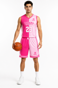 Ensemble d'uniformes de basketball personnalisés professionnels, respirants, à séchage rapide, maillot et short de basketball par sublimation, fabricant OEM - Product Image 3