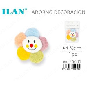 Pasador de Pelo Decorativo ILAN con Cara de Payaso de 9cm para Niños - Product Image 3