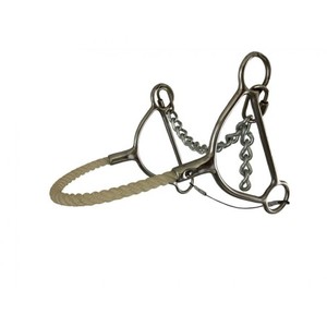 Mors de Hackamore Professionnel pour Chevaux, Poli et Lisse, en Acier Inoxydable, Outil d'Équitation pour Chevaux - Product Image 4