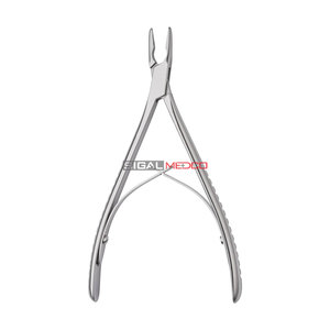 Rongeur chirurgical manuel à action simple en acier inoxydable de qualité supérieure pour le contournement précis des os et la dissection fine des tissus vétérinaires - Product Image 5