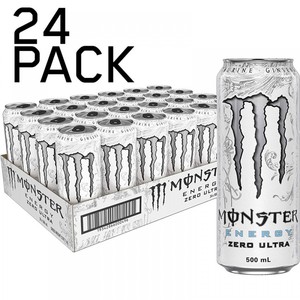 Boisson Énergisante Monster Energy Ultra White 12x500ml en Canettes, Zéro Sucre, Faible Teneur en Calories, Vente en Gros, Stock Disponible - Product Image 1