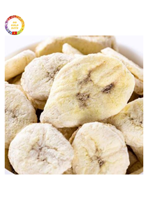 Tranches de banane lyophilisées saines, fruits tropicaux biologiques, collation naturelle au goût sucré, texture croustillante pour la restauration et la vente au détail - Product Image 4