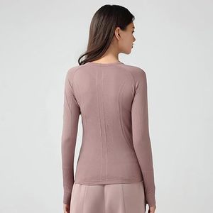 Womens Long Sleeve Yoga <b>Top</b> Eco-Friendly Skinny Fit Custom Manufacturer OEM ODM Factory Wholesale Sportswear Breathable - Product Image 3
