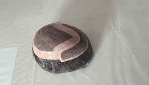 Peluca de Cabello Remy Chino Mono Front Lace Taz de Calidad Premium con Trama Única y Estilos de Ondas Profundas Naturales - Product Image 4