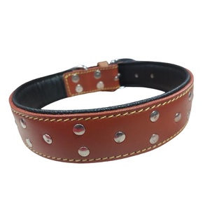 High QualityPersonalized Real Solid <b>Dog</b> <b>Collar</b> Sturdy <b>Dog</b> <b>Collar</b>, Wide Leather <b>Dog</b> <b>Collar</b> Quality Green Leather - Product Image 2