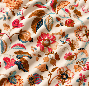Tela de Gamuza Jacquard Estampada 100% Poliéster, Diseño Floral, Elástica, Peso Medio 100GSM, para Juego de Sábanas, Uso Doméstico y Hotelero - Product Image 5