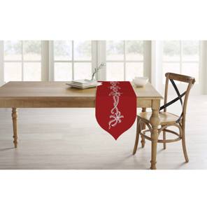 Custom Luxury Red Table <b>Runner</b> Embroidery Design Table <b>Runner</b> Festival Party Decorative for Valentine - Product Image 1