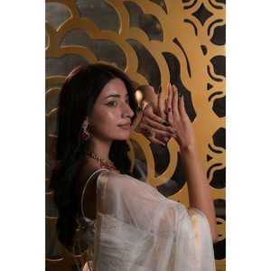 Ensemble collier ras-de-cou et boucles d'oreilles en pierre rose fait main, idéal pour les fêtes, mariages, fiançailles, bijoux en gros pour cadeaux - Product Image 3