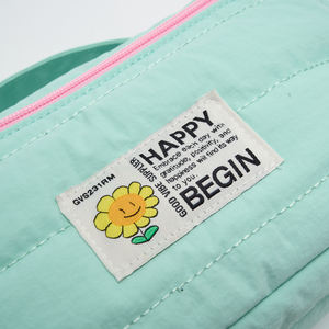 Sac cosmétique de mode de capacité moyenne léger pliable portatif et durable de tirette imperméable en nylon - Product Image 6