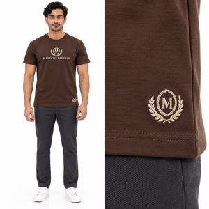 T-shirts pour hommes en coton 100% respirant, à manches courtes, unis, de qualité, pour la promotion, vente en gros et en vrac, à prix abordable, différentes tailles - Product Image 4