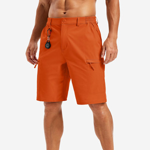 Pantalones cortos de senderismo para hombre, con múltiples bolsillos, estilo casual para deportes al aire libre, escalada y senderismo. - Product Image 3