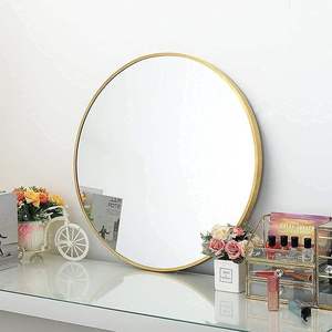 Minimalist <b>Round</b> <b>Wall</b> <b>Mirror</b> Modern Home Decor <b>Mirror</b> for Bathroom Bedroom and Entryway At Best Price - Product Image 3
