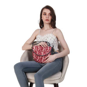 Sac bandoulière en cuir véritable à rabat motifé, sacoche pour ordinateur portable, grande capacité, léger, pour les voyages et l'usage quotidien - Product Image 5